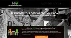 Desktop Screenshot of highperformancephysiques.com